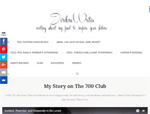 Tablet Screenshot of jordonewrites.com
